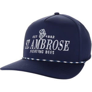 5-Panel Adjustable Hat | Navy w/Navy White Rope