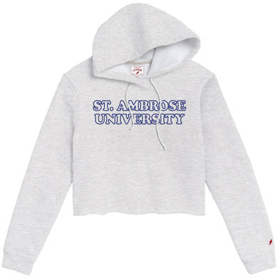 1636 Ladies Cropped Hood | Ash