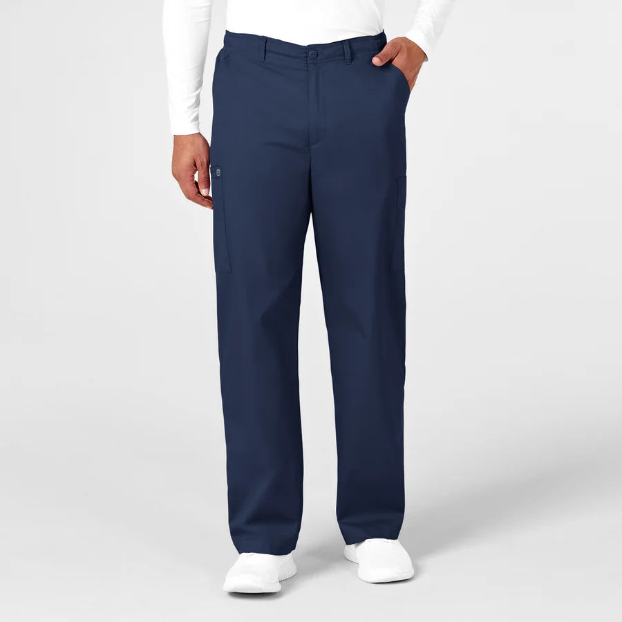 Unisex Multi-Cargo Scub Pant | Navy