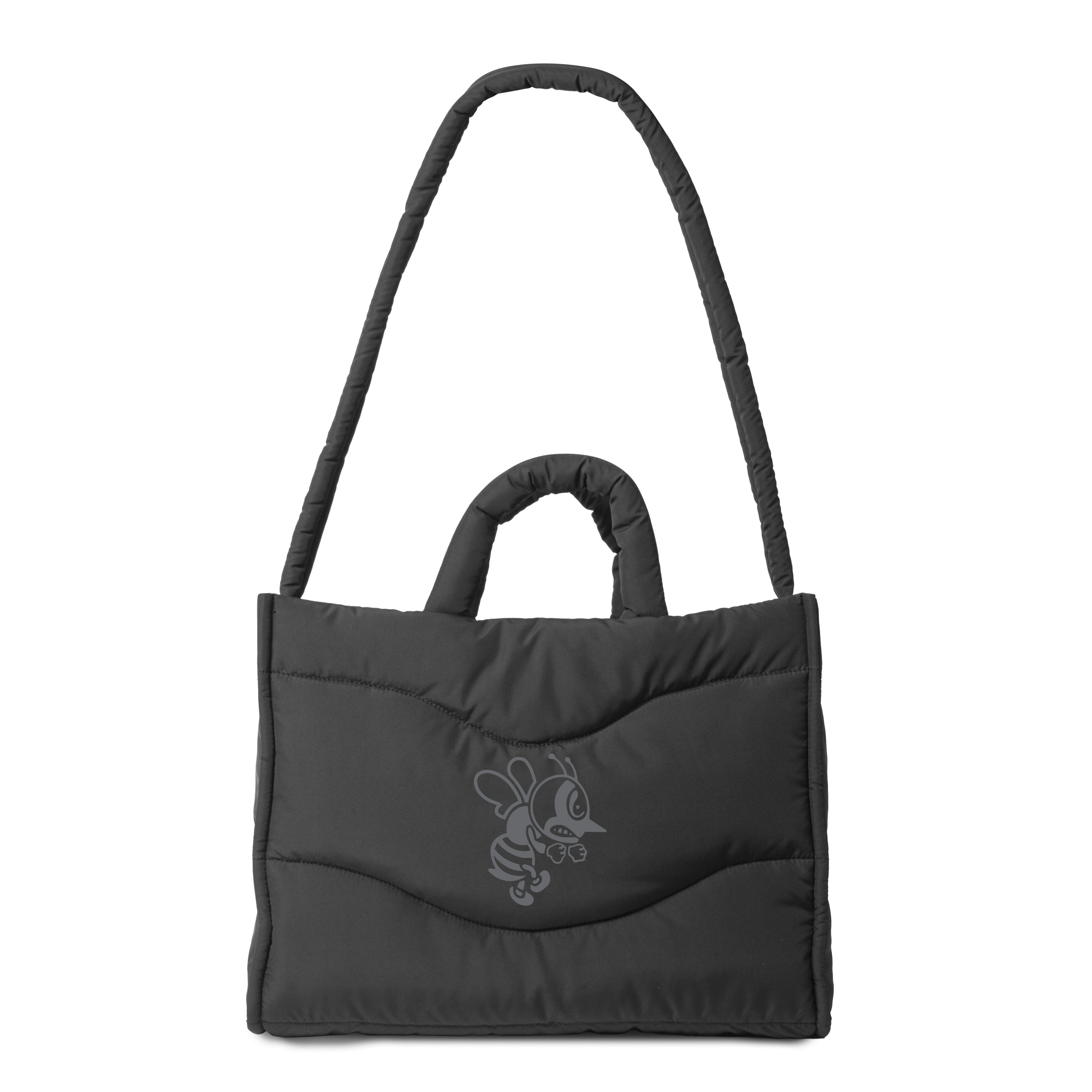 Wave Puff Tote | Black