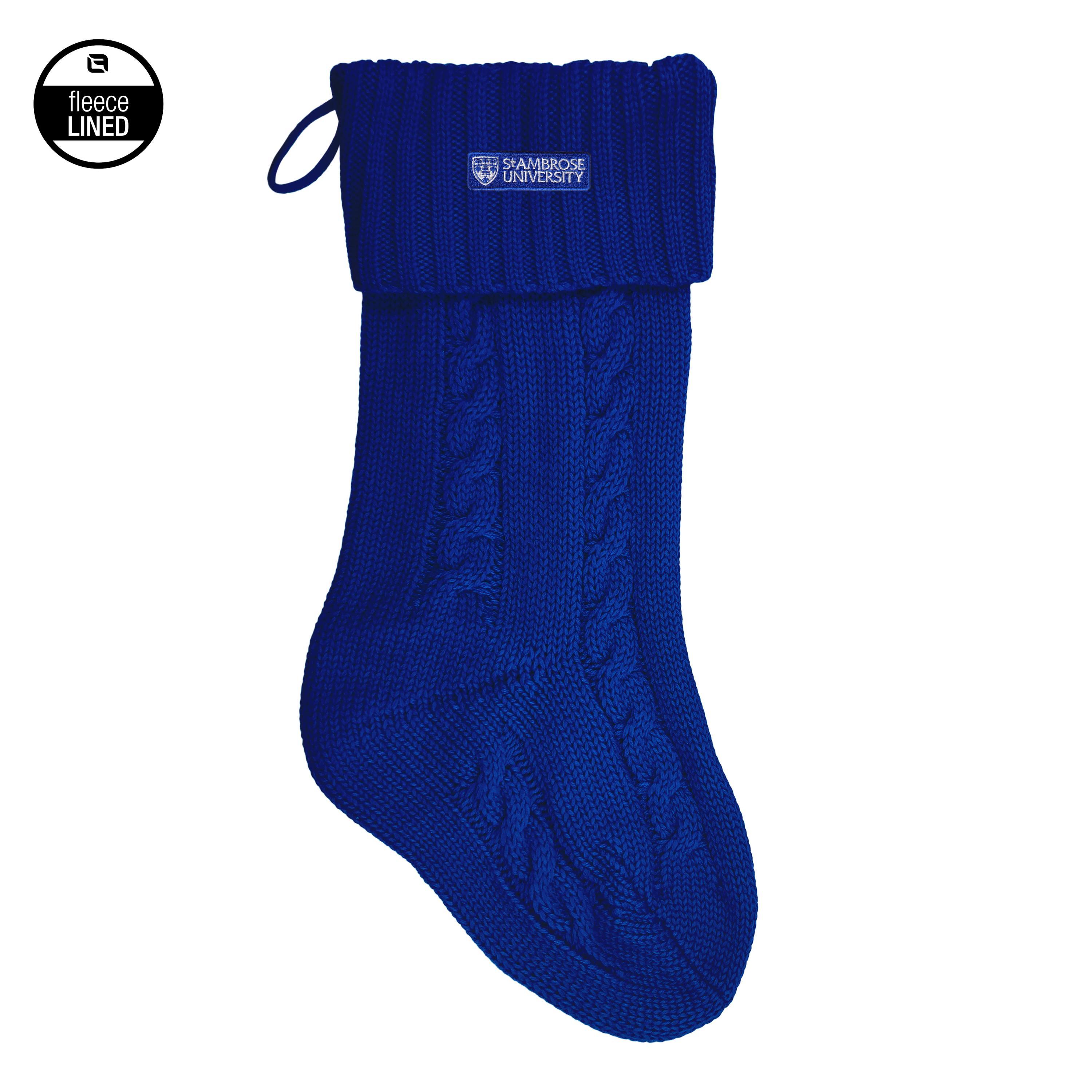 Dasher Holiday Knit Stocking | Dark Royal