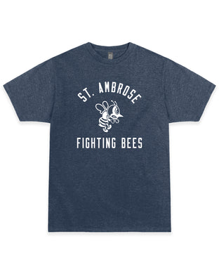 Fighting Bees Tee | Slate Heather