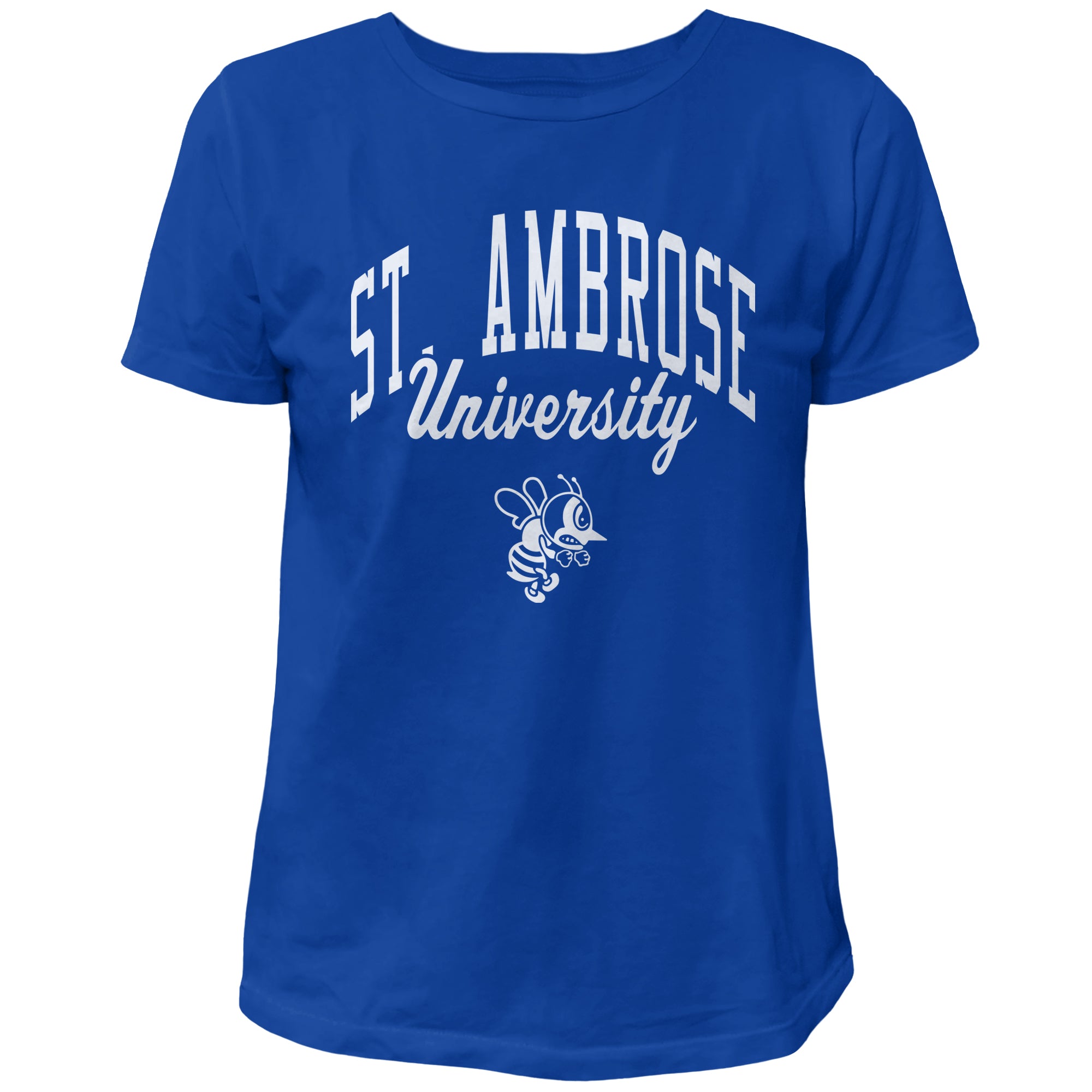 Ladies Vintage Washed Cotton Tee | Royal