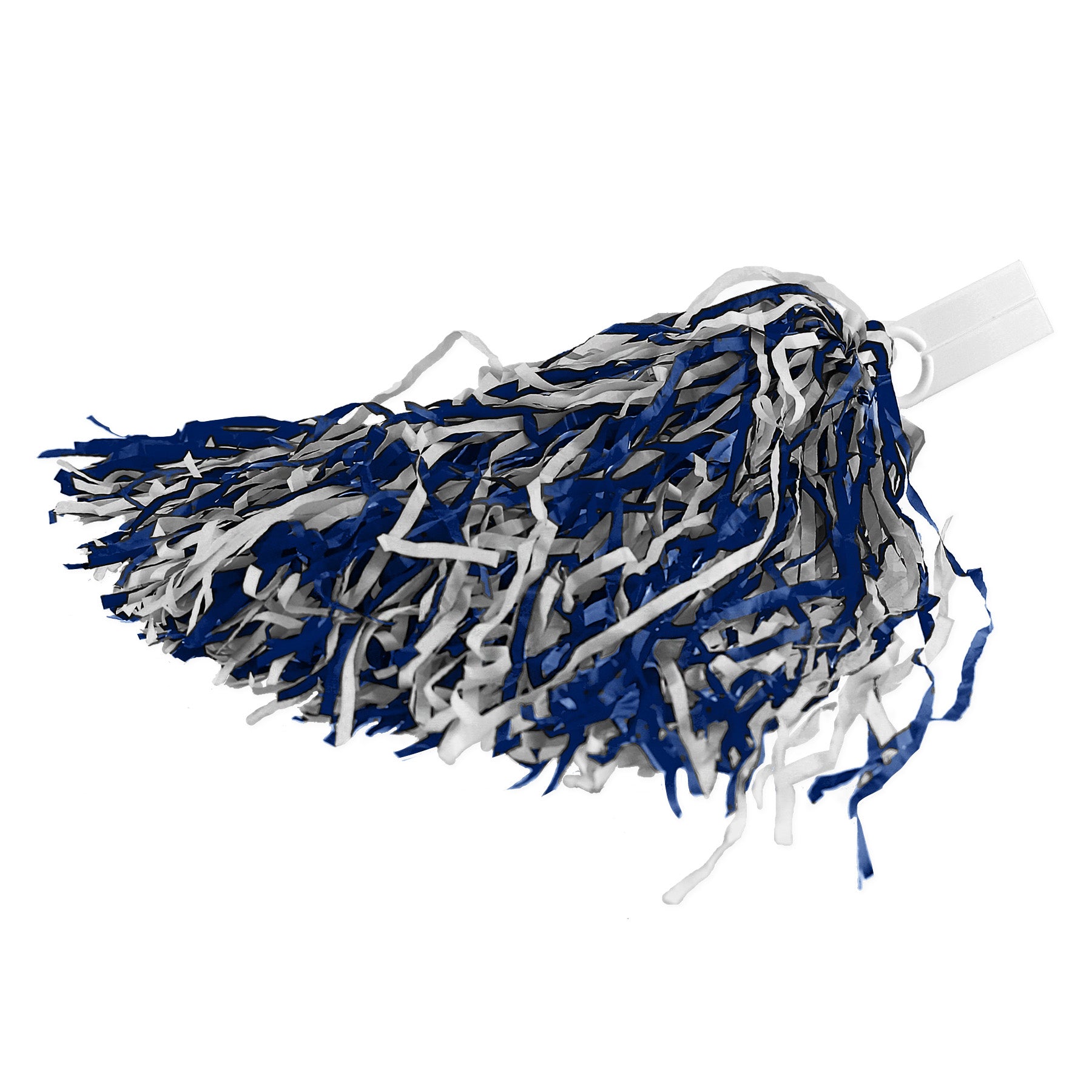 Poms with Ring Tab | Navy/White