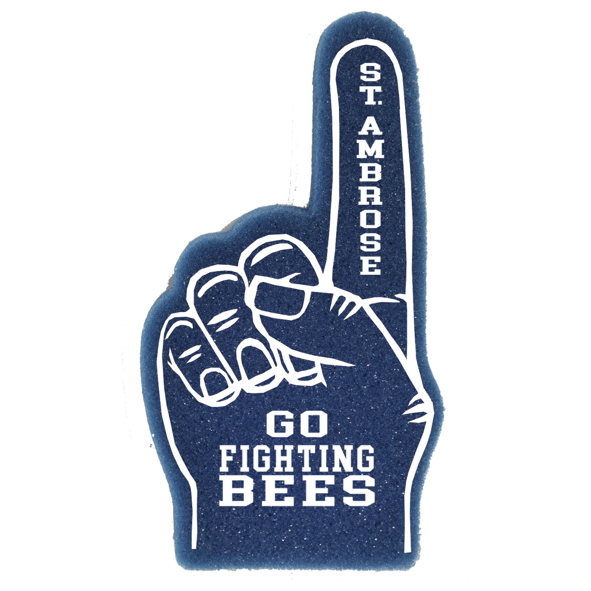 Mini Foam Finger | Navy