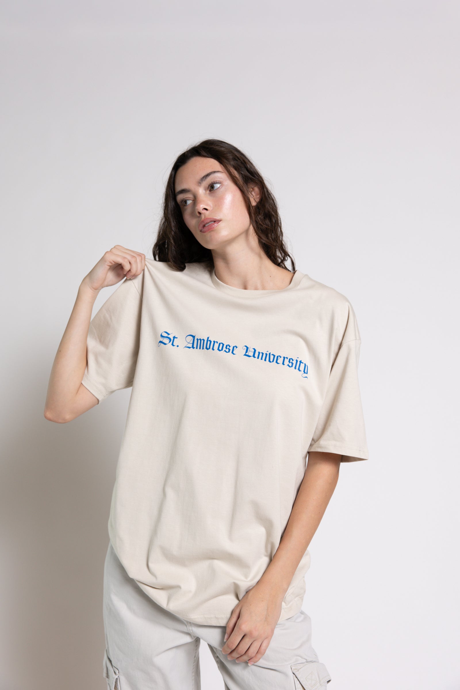 Old English Tee | Bone