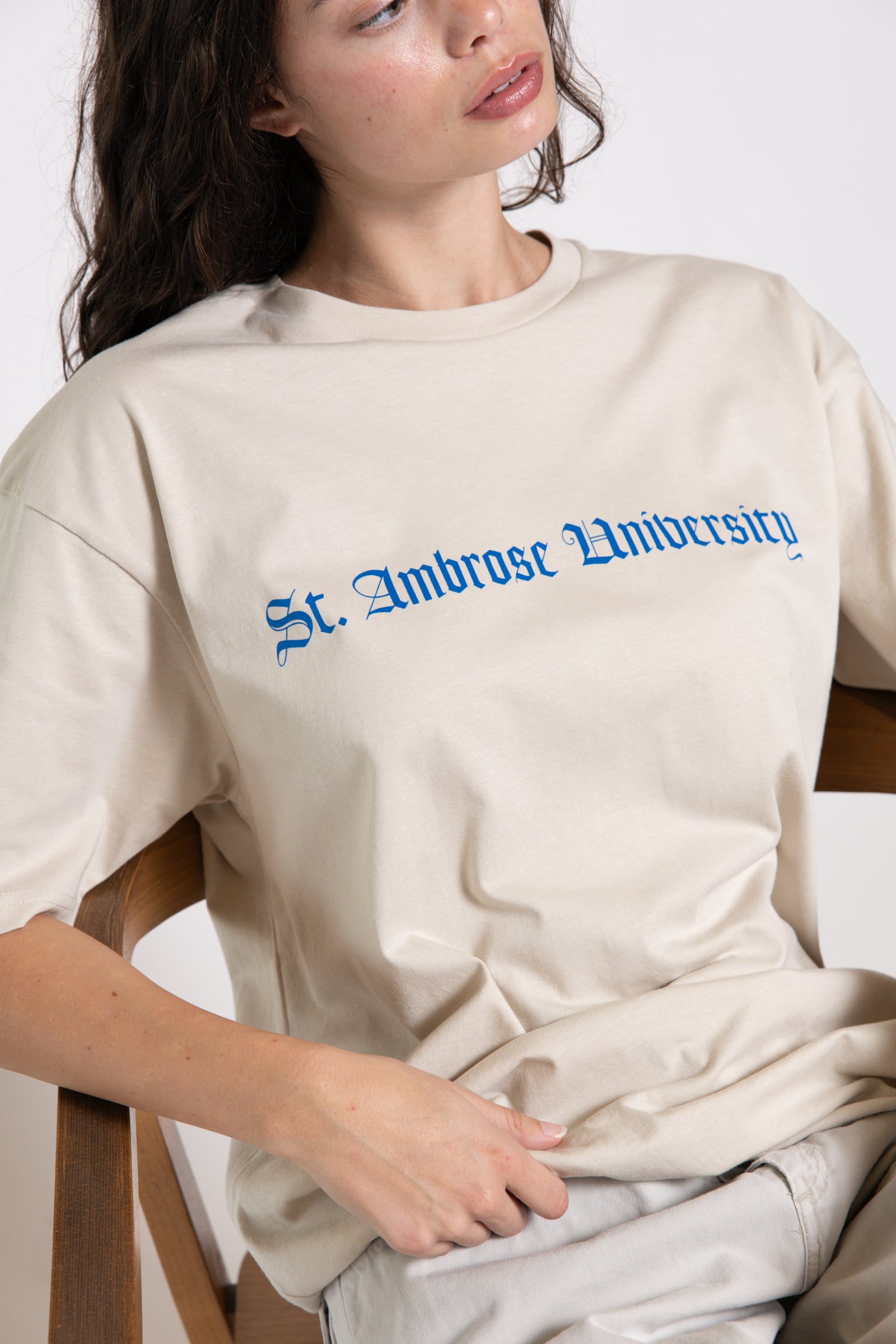 Old English Tee | Bone