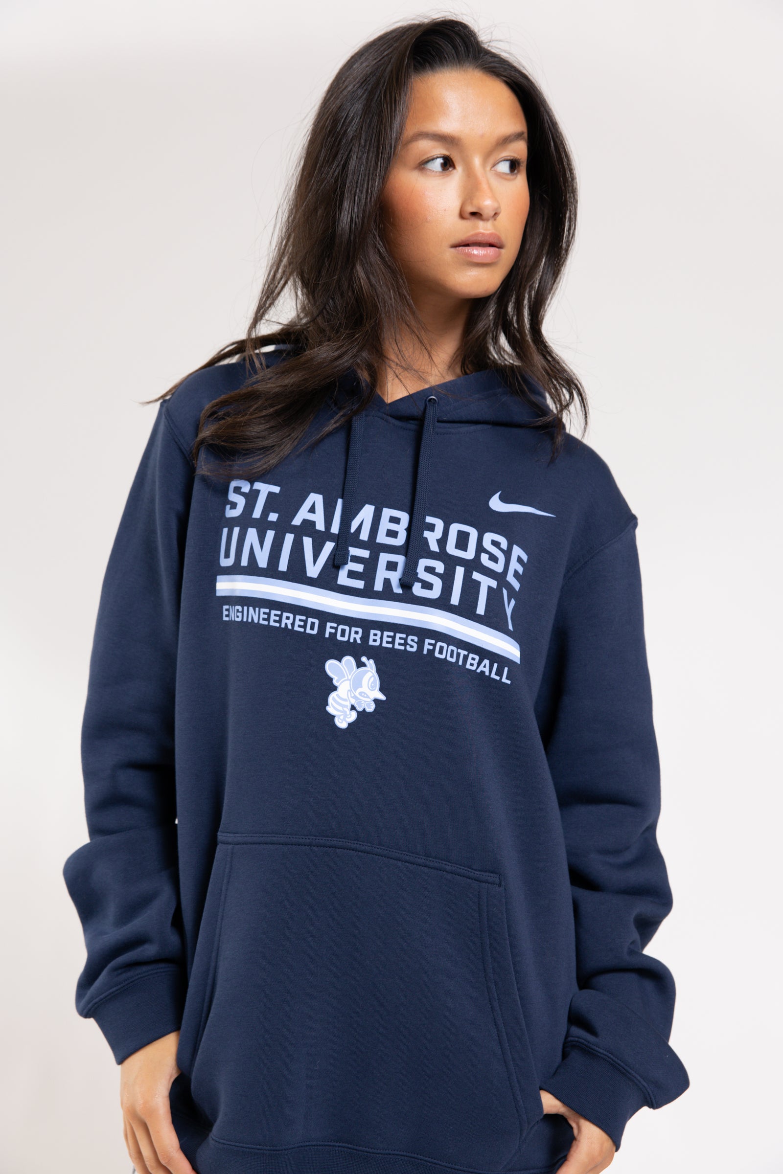 Club Fleece PO Hoodie | Navy
