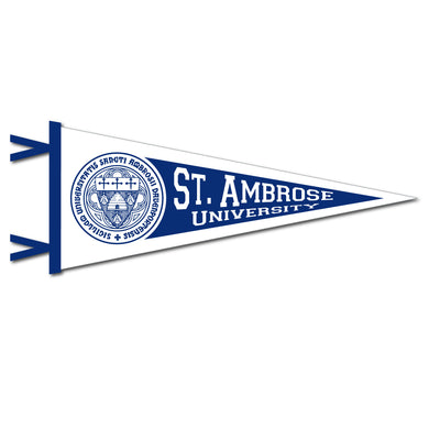 12 X 30 Pennant | White and Navy