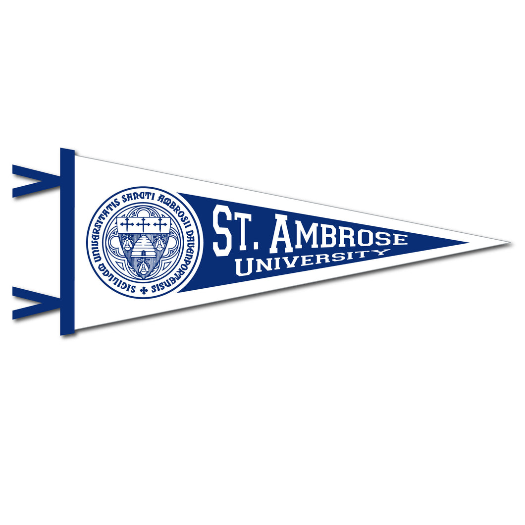 12 X 30 Pennant | White and Navy