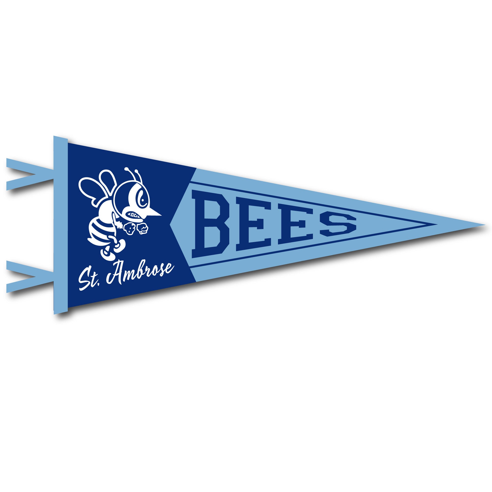 7 X 18 Two-Piece Flock Plus Pennant | Navy