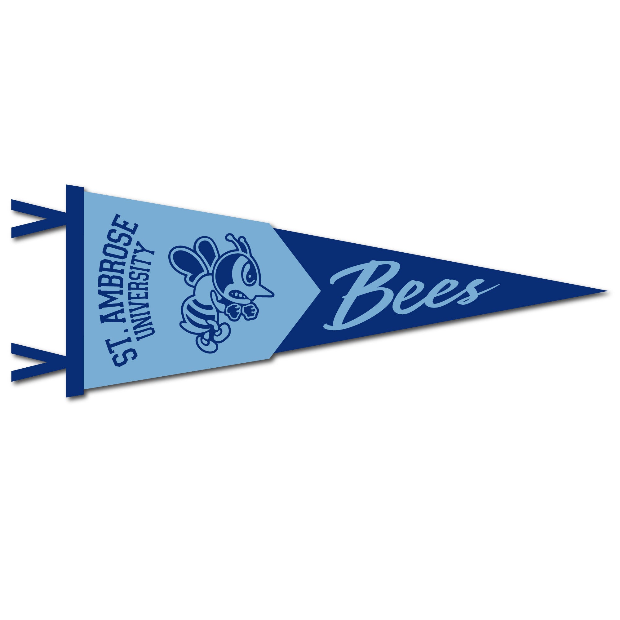 12 X 32 Two-Piece Flock Plus Pennant | Navy