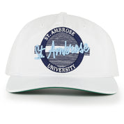 Retro Circle 80's Throwback | White