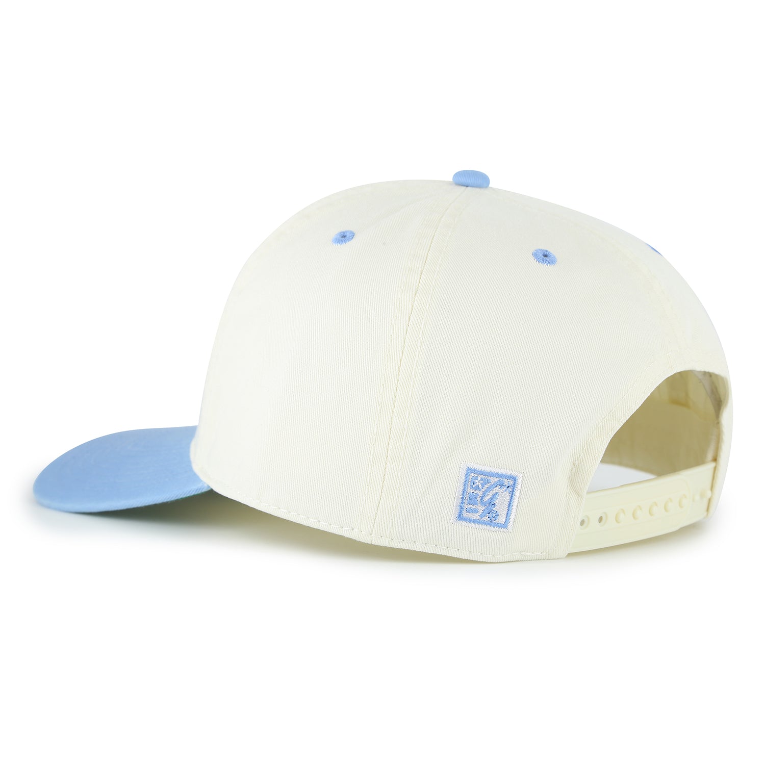 Retro 80s Circle Two-tone | Blue