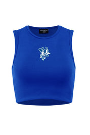 Ladies Cut Off Tank | Royal Blue