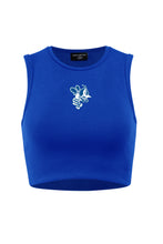 Load image into Gallery viewer, Ladies Cut Off Tank | Royal Blue