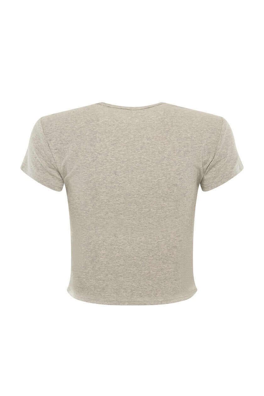 Ladies Baby Tee | Grey