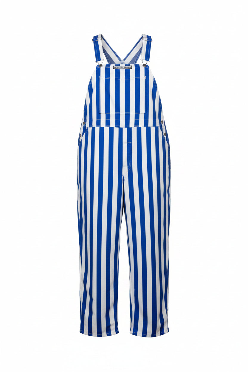 Overall Game Bibs | Royal Blue & White