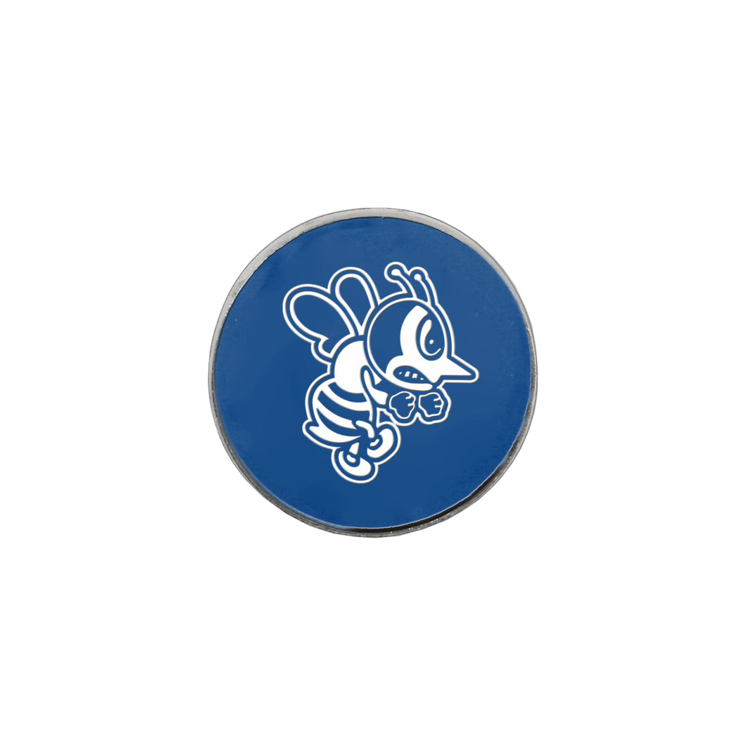 Foxboro Round Lapel Pin | Navy