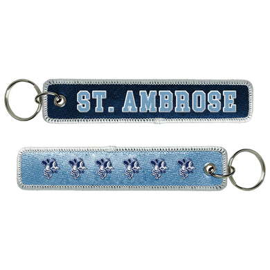 Embroidered Key Tag