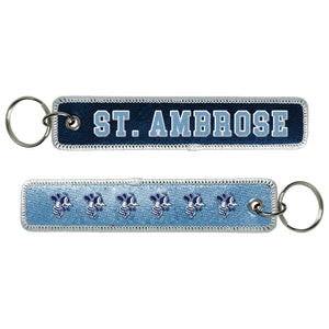 Embroidered Key Tag