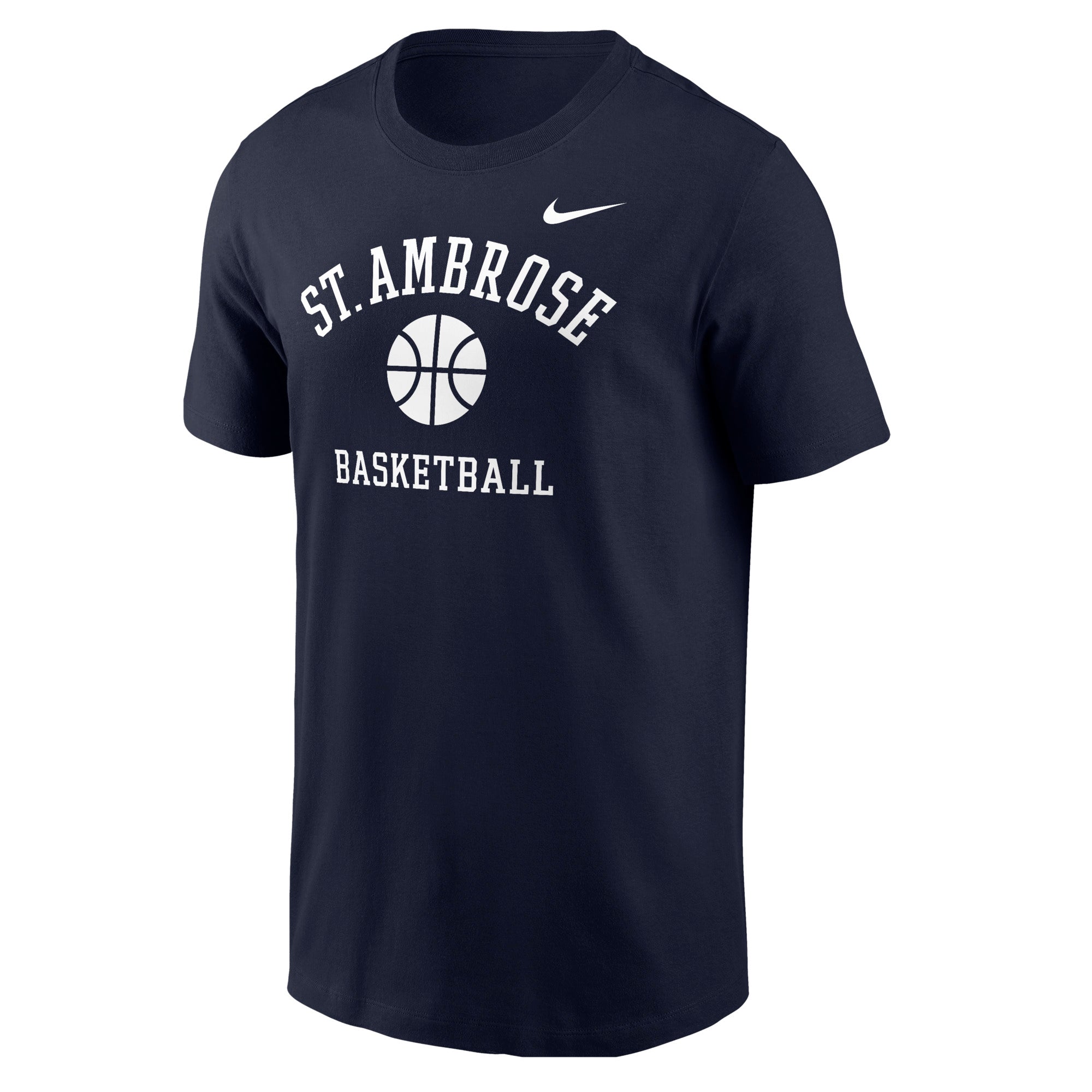Core Cotton Basketball Tee | Navy