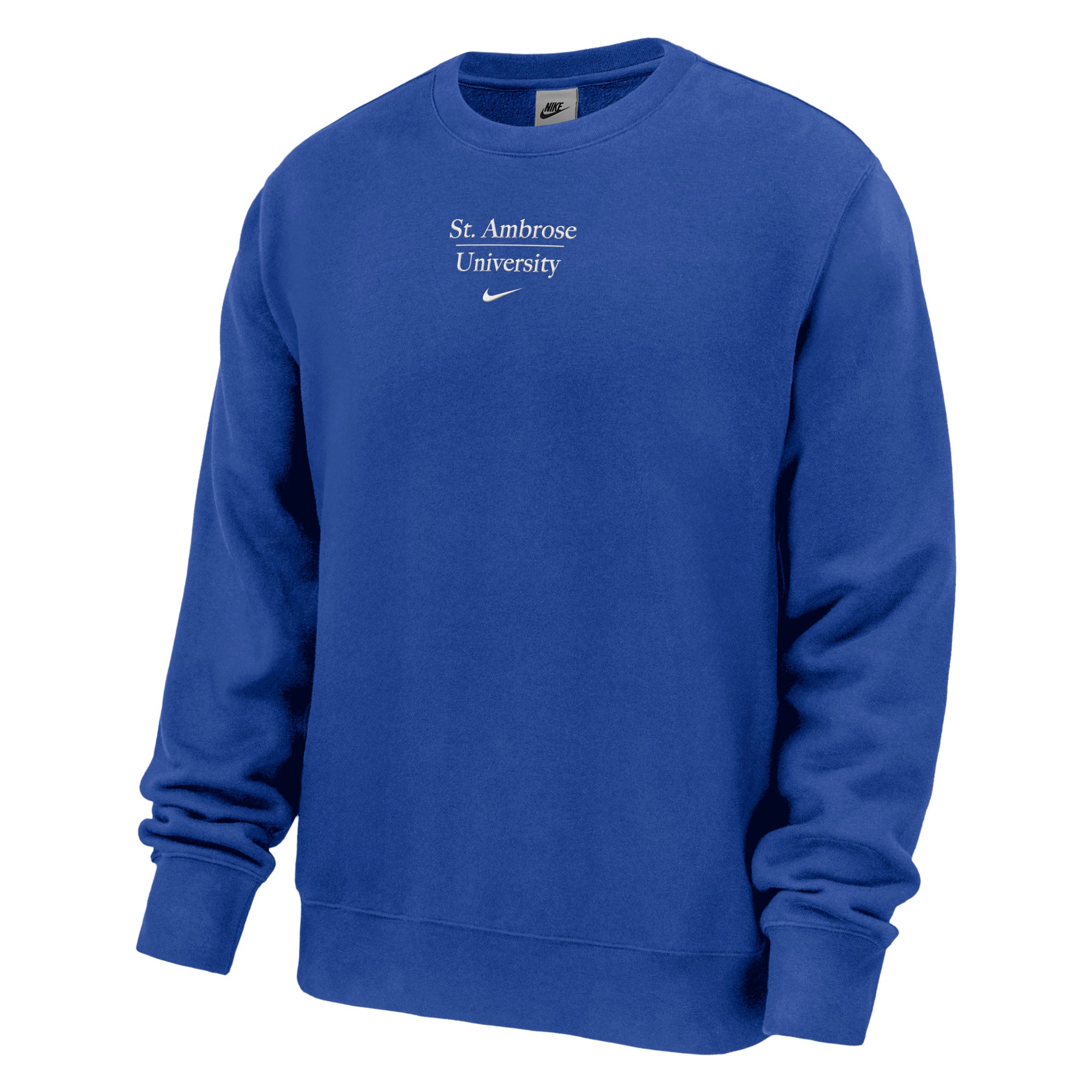 Club Fleece Crew Embroidered | Royal