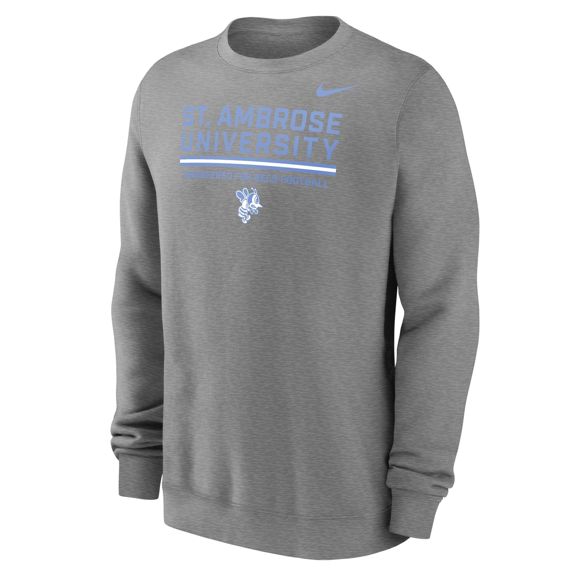 Club Fleece PO Crew | Dark Grey Heather