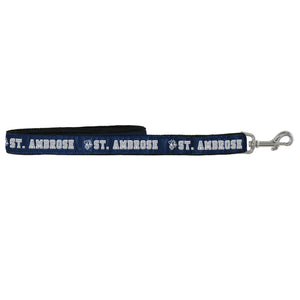 Deluxe Embroidered Pet Leash | Navy