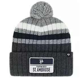 Fighting Bees Beanie | Grey Striped