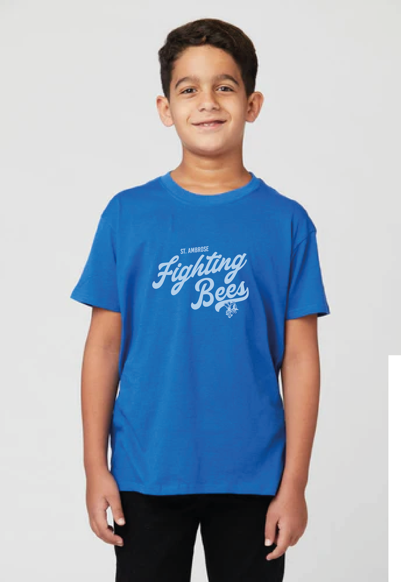 Youth Vintage Script Tee | Team Royal