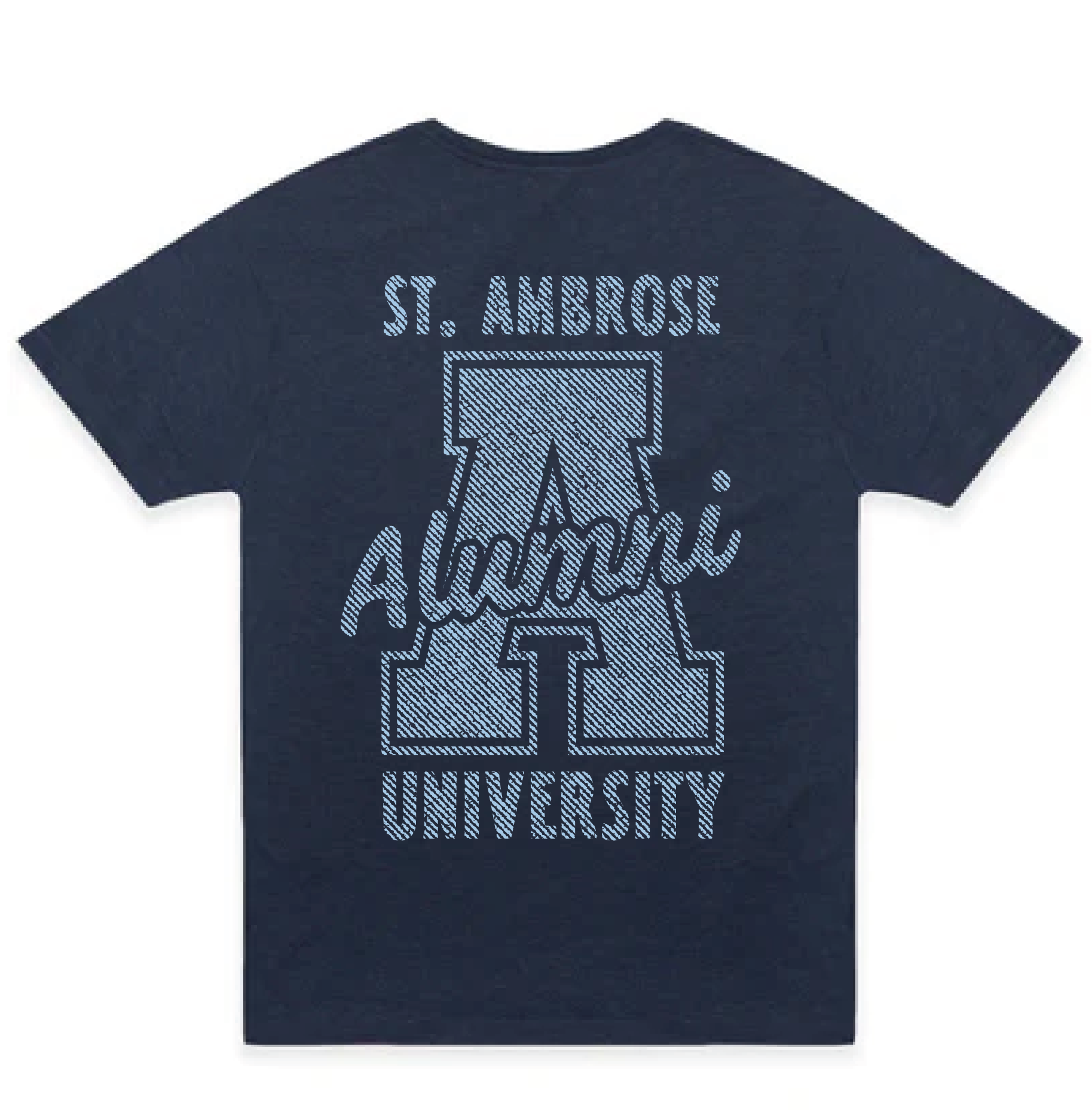 Big Block Tee | Alumni | Navy Heather
