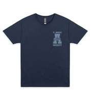 Big Block Tee | Mom | Navy Heather