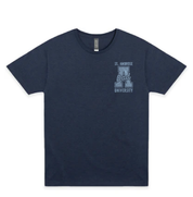 Big Block Tee | Dad | Navy Heather