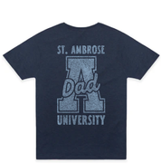 Big Block Tee | Dad | Navy Heather