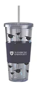 Acrylic Tumbler | Grad Caps