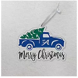 Christmas Tree Truck Ornament