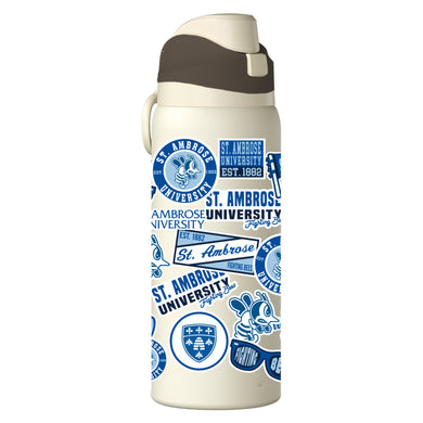 HydraPeak 32 oz Oasis Water Bottle | Ivory