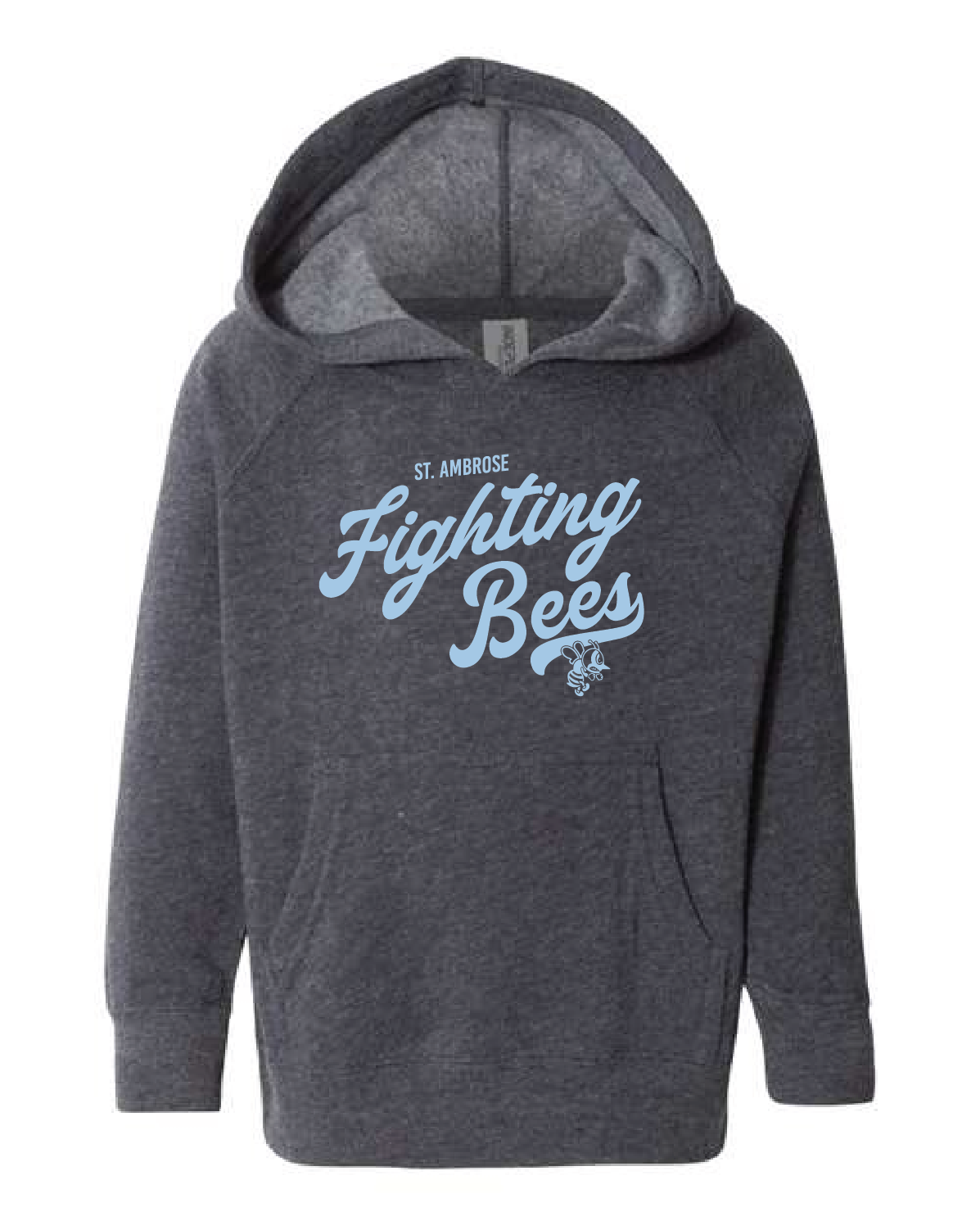 Toddler Vintage Script Hood | Midnight