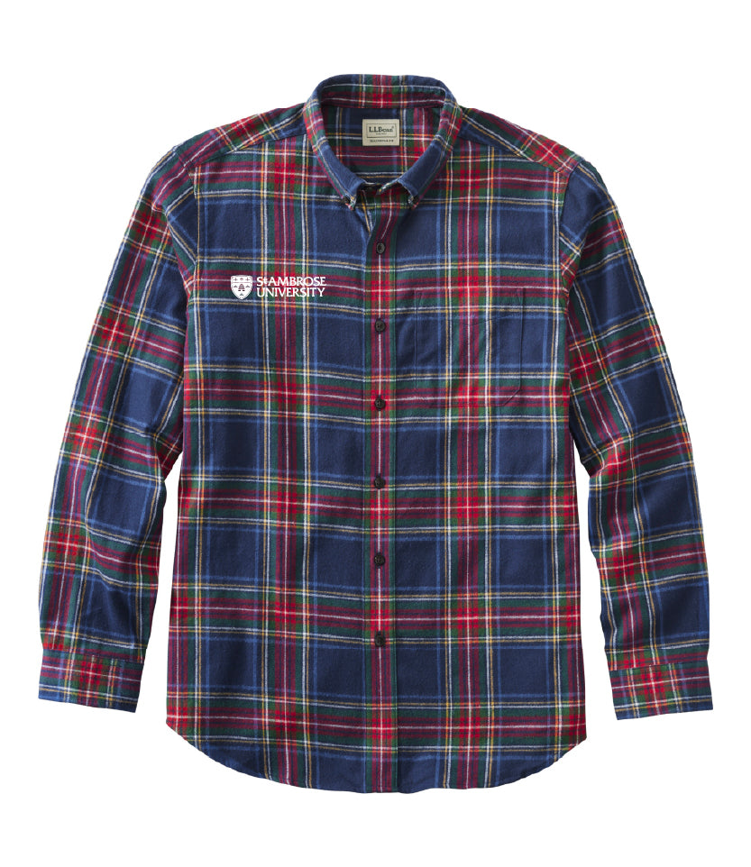 Scotch Plaid Flannel Shirt | Navy Stewart