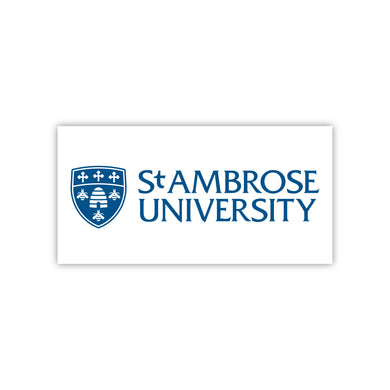 St. Ambrose Stacked Decal