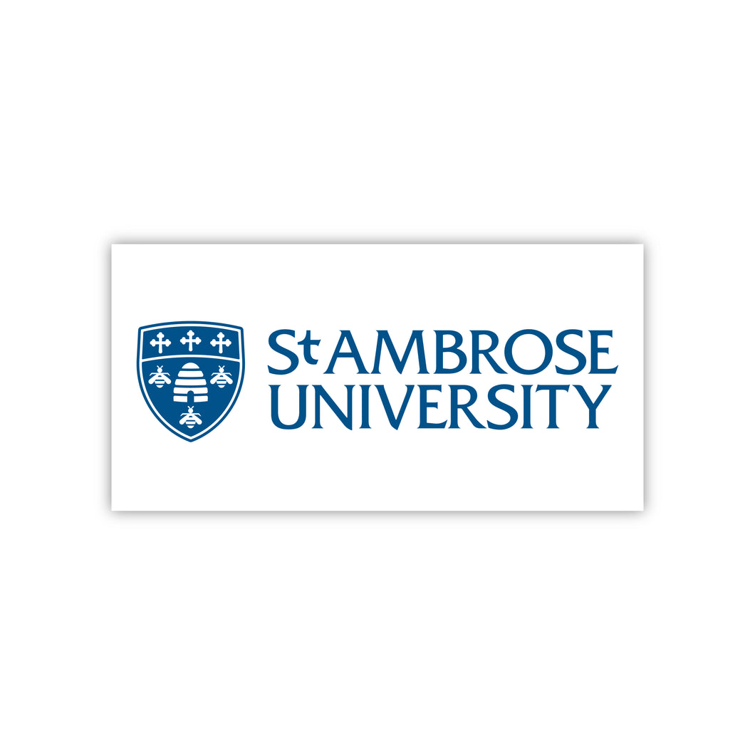 St. Ambrose Stacked Decal