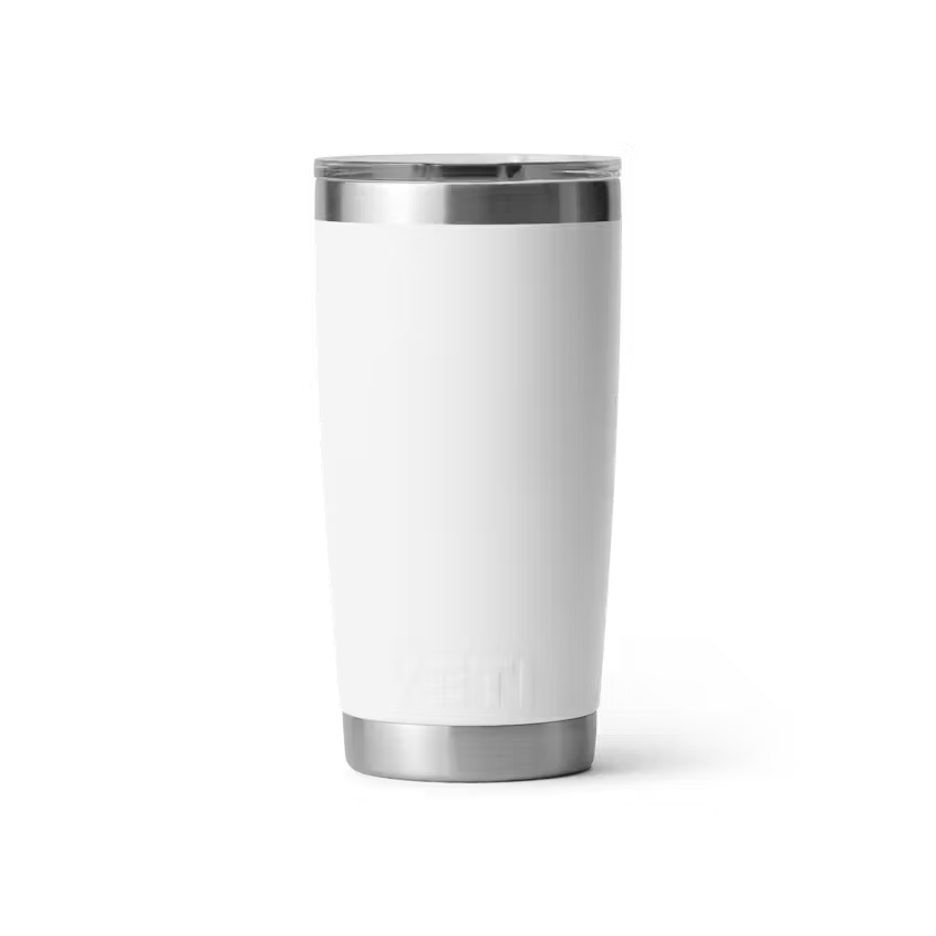 Rambler 20 oz. Tumbler w/Magslide | White