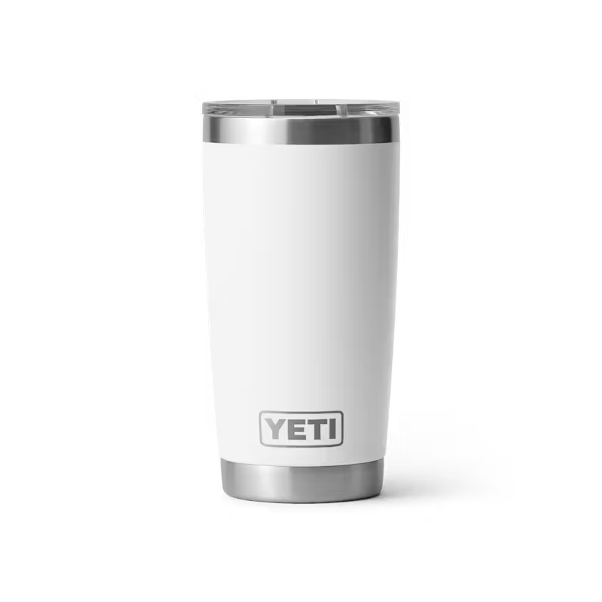 Rambler 20 oz. Tumbler w/Magslide | White
