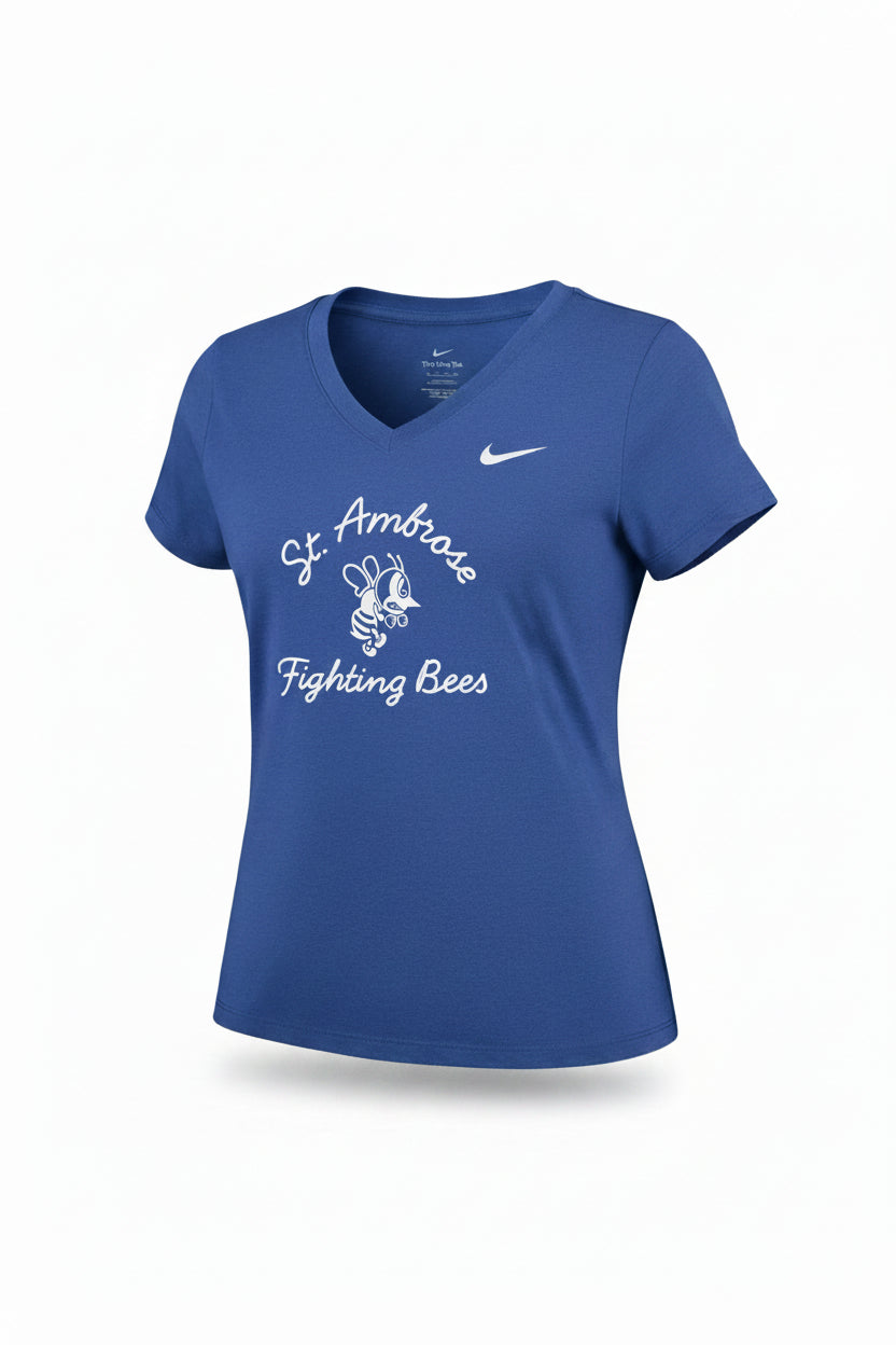 Tri-Blend Short Sleeve Mid-V | Royal