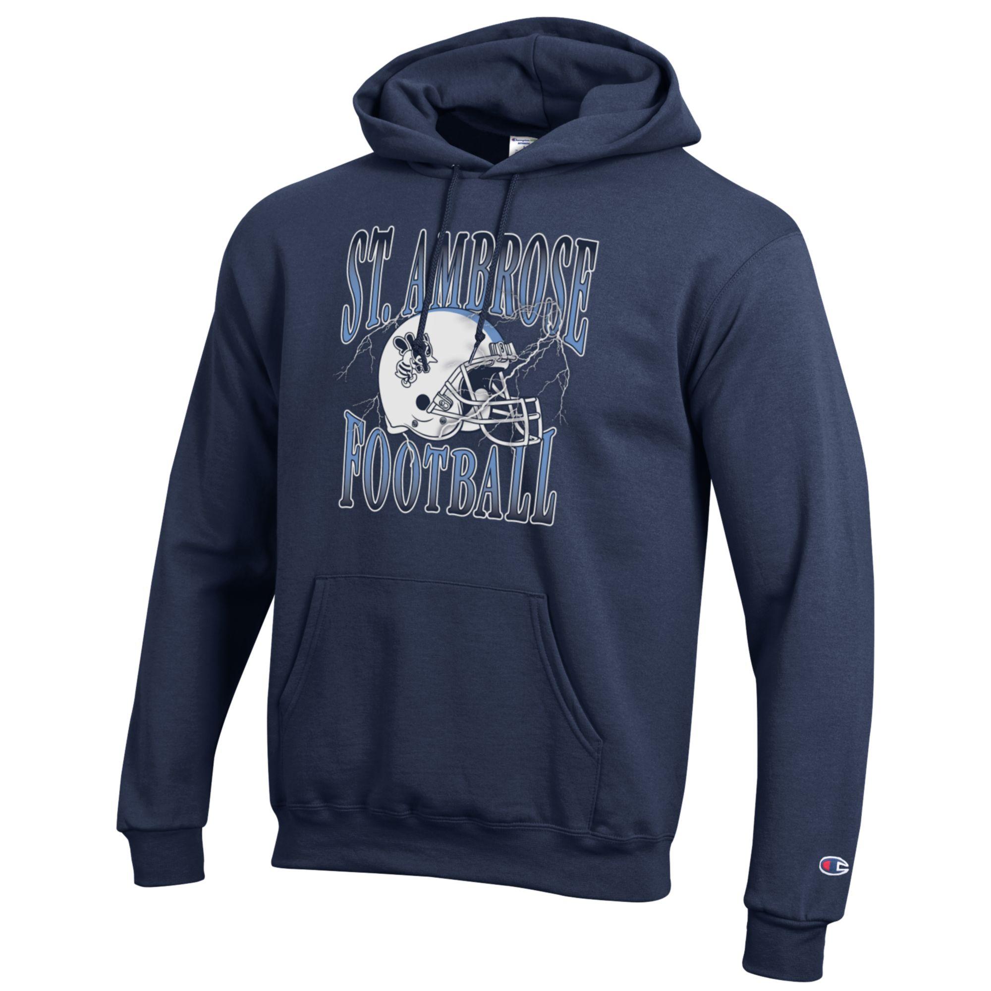 Retro Football Hood | Navy