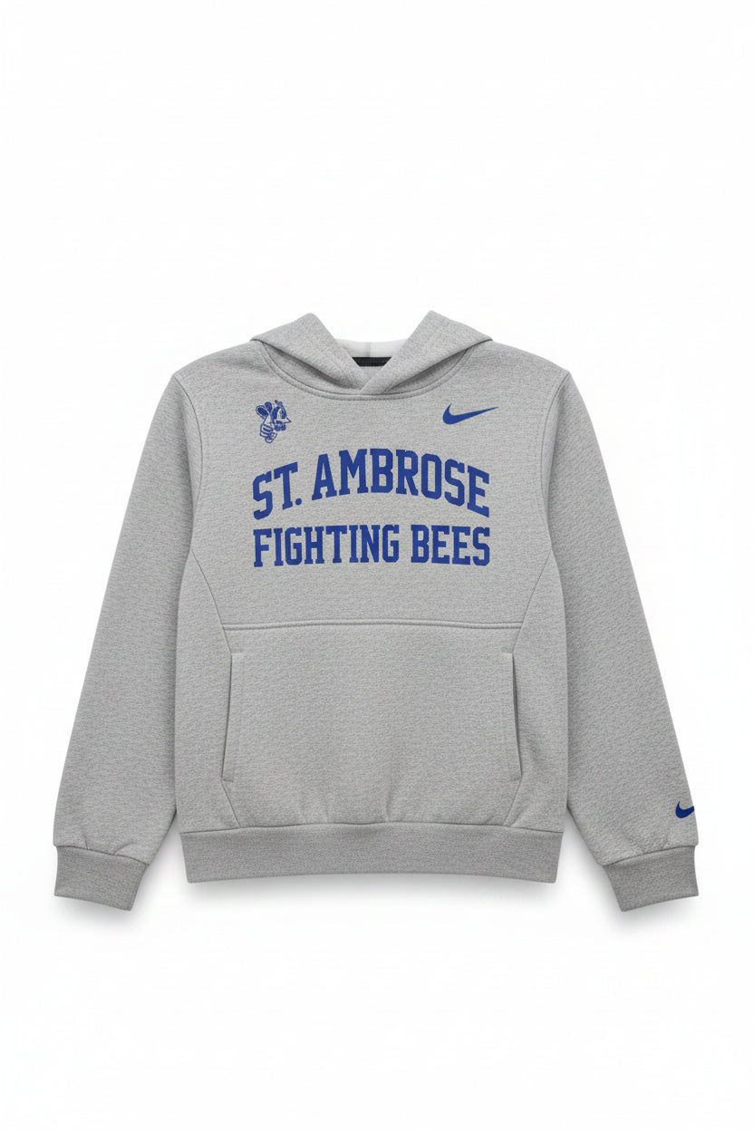 Youth Club Fleece PO Hoodie | Dark Heather Grey