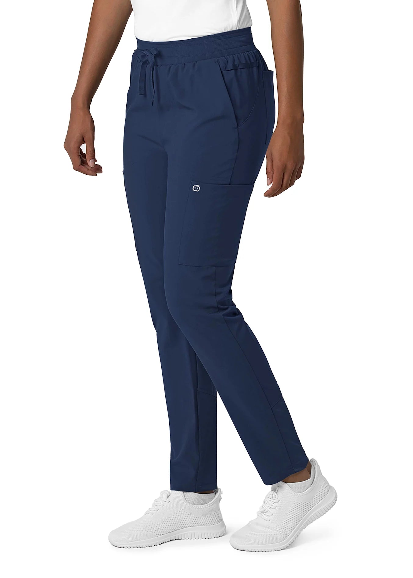 Fitted 8-Pocket Flex-n-Reach Track Pant | Navy Blue